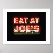 Eat at Joe's-Print