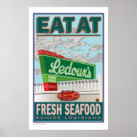 Eat At Ledoux's-Poster