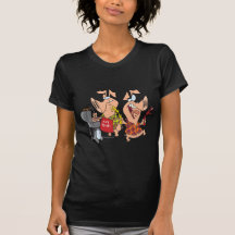 eat beef funny barbecue BBQing pigs T Shirts