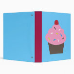 Eat Cupcake Vinyl Binder