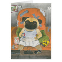 Eat, Drink and be Lazy Greeting Card