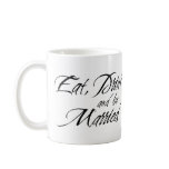 EAT DRINK and be MARRIED custom photo bridal gift Coffee Mugs