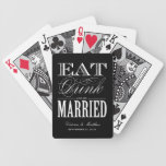 EAT DRINK AND BE MARRIED | HOLIDAY PLAYING CARDS