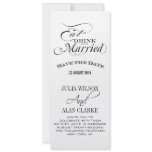 Eat, Drink and Be Married Save the Date Cards Personalized Announcements