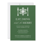 EAT DRINK AND BE MERRY | HOLIDAY PARTY INVITATIONS