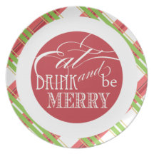 Eat, Drink and be Merry  |  Holiday Plates