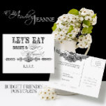 Eat, Drink n Get Married, RSVP Response Postcard