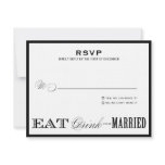 EAT, DRINK | RSVP STYLE 1 CUSTOM ANNOUNCEMENTS