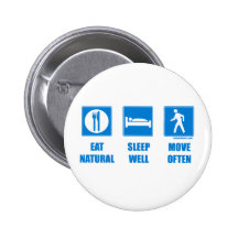 Eat healthy, sleep well, move often pin