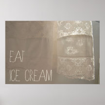Eat ice cream posters