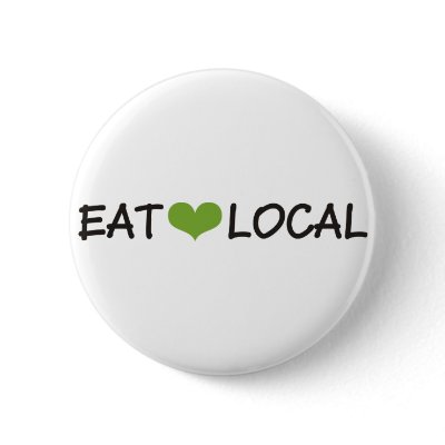 Eat Local Button by evisionarts