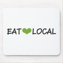 Eat Local Mouse Pads