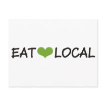 Eat Local Postcards