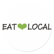 Eat Local Sticker