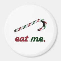 EAT ME CANDY CANE -.png Refrigerator Magnet
