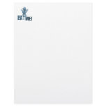 EAT ME! Gingerbread Man - Blue Letterhead