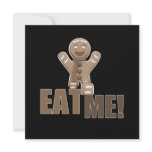 EAT ME! Gingerbread Man - Brown Sepia