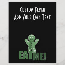 EAT ME! Gingerbread Man - Green Flyers