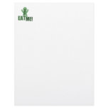 EAT ME! Gingerbread Man - Green Letterhead Template