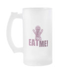 EAT ME! Gingerbread Man - Pink Coffee Mugs