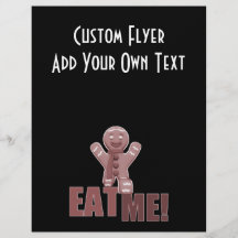 EAT ME! Gingerbread Man - Red Flyer Design
