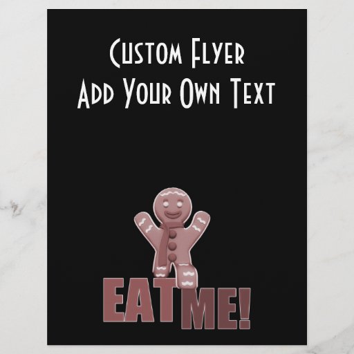 EAT ME! Gingerbread Man - Red Flyer Design