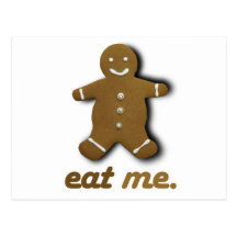 EAT ME GINGERBREAD -.png Postcards
