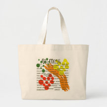 eat more vegtables tote bag
