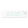 Eat right, Stay fit,DIE ANYWAY! Bumper Sticker