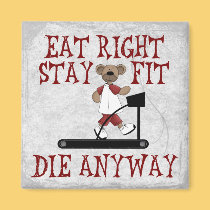 Eat Right - Stay Fit magnets