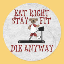 Eat Right - Stay Fit stickers