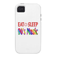 Eat Sleep 90's Music iPhone 4 Case
