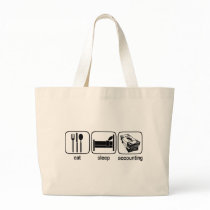 Eat Sleep Accounting Bag