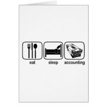 Eat Sleep Accounting cards