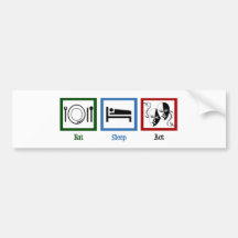 Eat Sleep Act Bumper Sticker