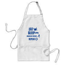 Eat sleep American football Aprons