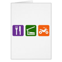 Eat Sleep ATV Cards