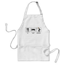 Eat Sleep Basketball Apron
