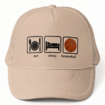 Eat, Sleep, Basketball hats
