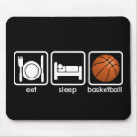 Eat, Sleep, Basketball mousepads