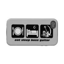 eat sleep bass guitar iphone 4 tough case