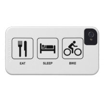 Eat Sleep Bike iPhone 4 Case-Mate Case