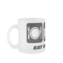 eat sleep bike coffee mugs