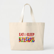 Eat Sleep Bluegrass Tote Bag