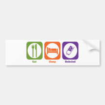 Eat Sleep Bobsled Bumper Stickers