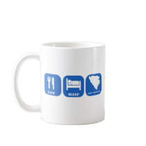 Eat Sleep Bosnia Herzegovina Mugs