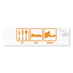 Eat Sleep Boxing bumper stickers