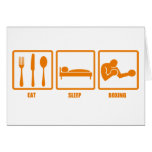 Eat Sleep Boxing Greeting Cards