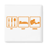 Eat Sleep Boxing Magnet