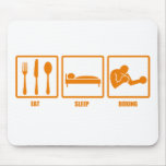 Eat Sleep Boxing Mouse Pads